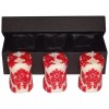 014 0134 Aromatherapy Candles Red Set 3
